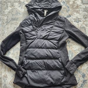 Lululemon down for a run fluff pullover 8